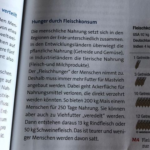 - (vegan, ha, Fleischkonsum)