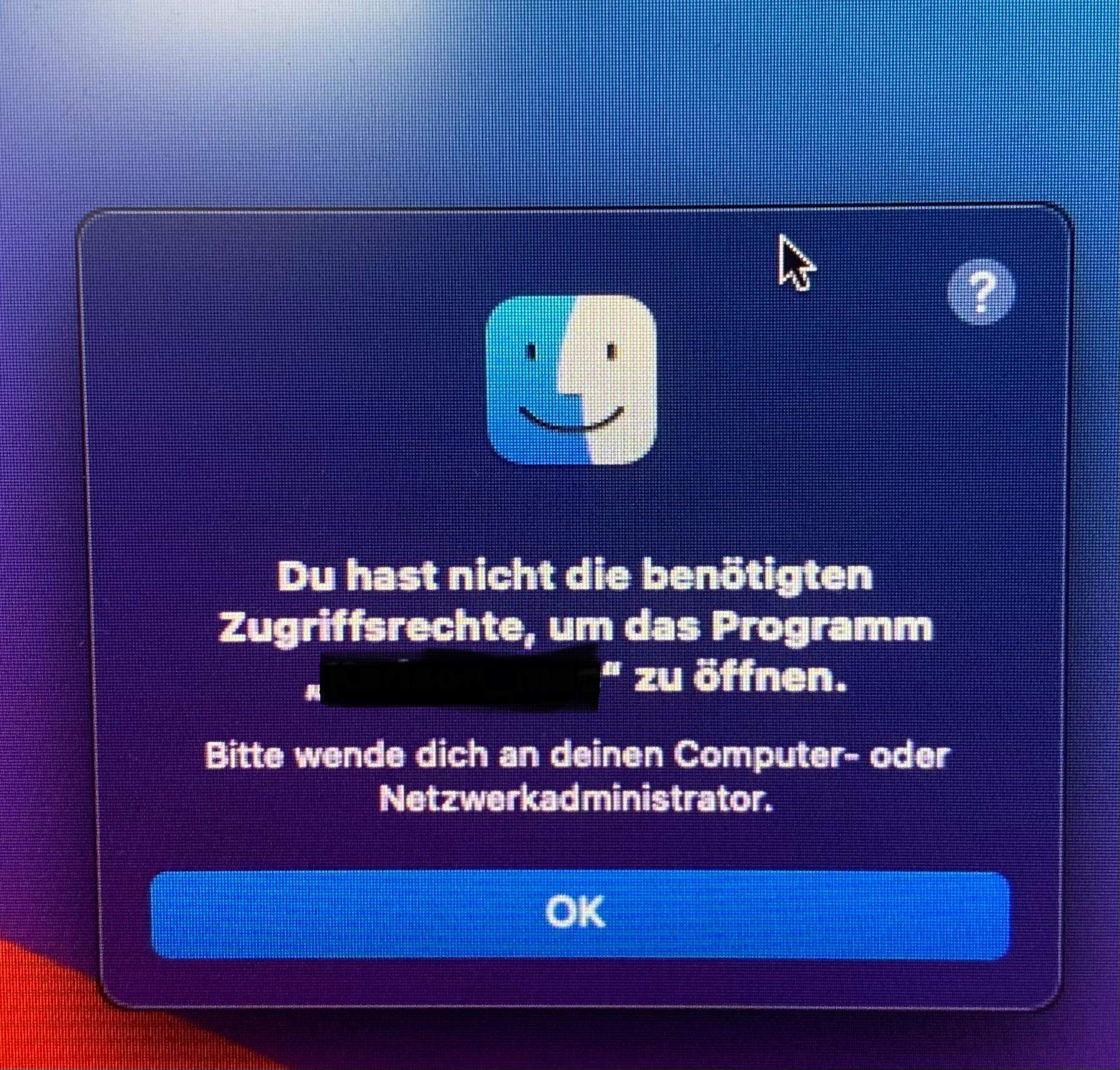 Du Hast Nicht Die Benötigten Zugriffsrechte Iphone