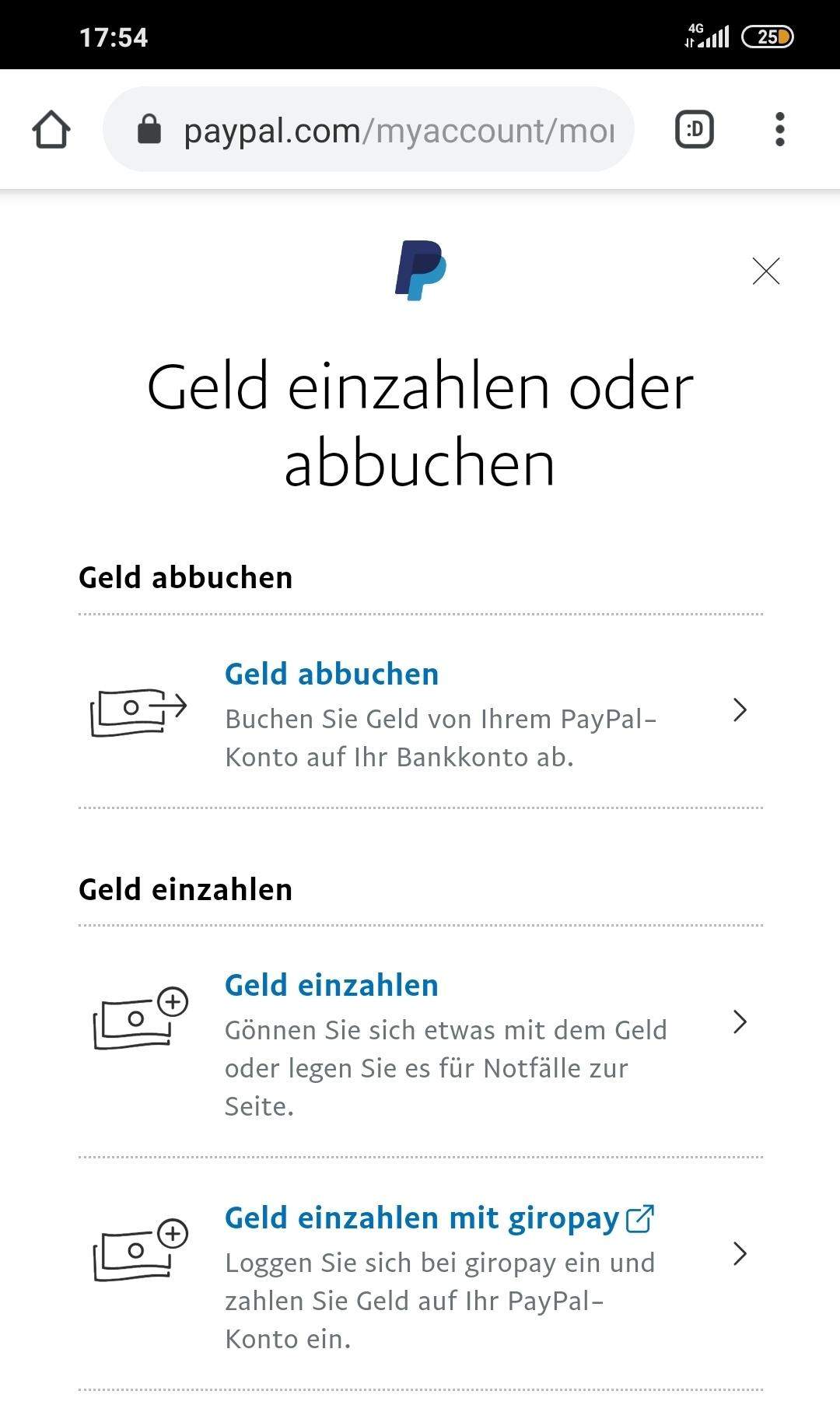 Wie kann man Geld auf PayPal aufladen?