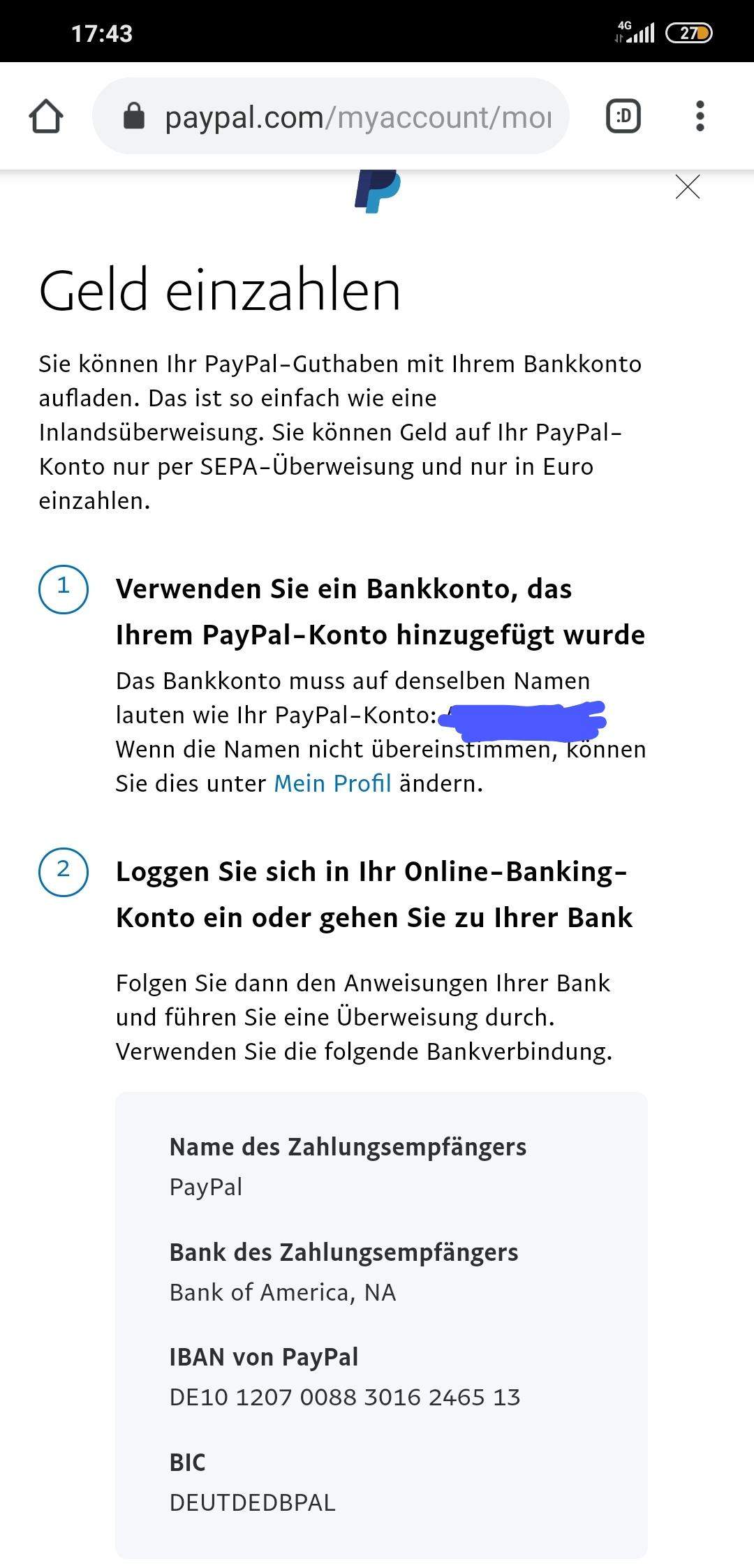 Wie Kann Man Geld Auf PayPal Aufladen?