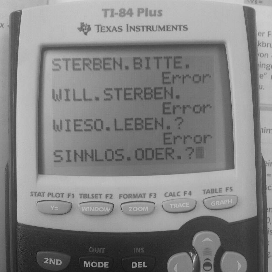 wie kann man mit dem Taschenrechner Buchstaben schreiben? (cool) wie kann man mit dem Taschenrechner Buchstaben schreiben? (cool)