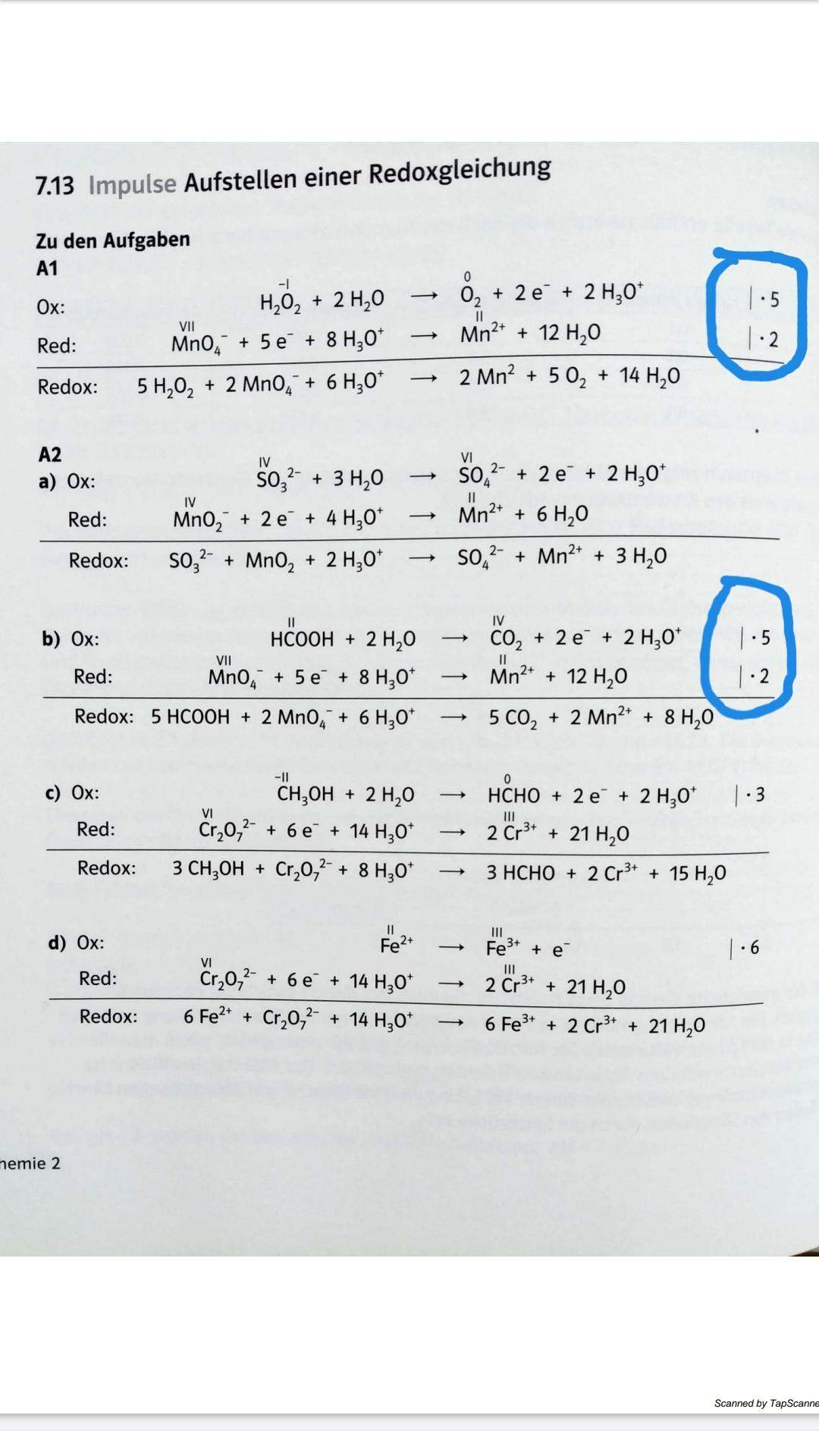 Wie kann man Redoxgleichungen aufstellen? (Schule, Chemie, Redoxreaktion)