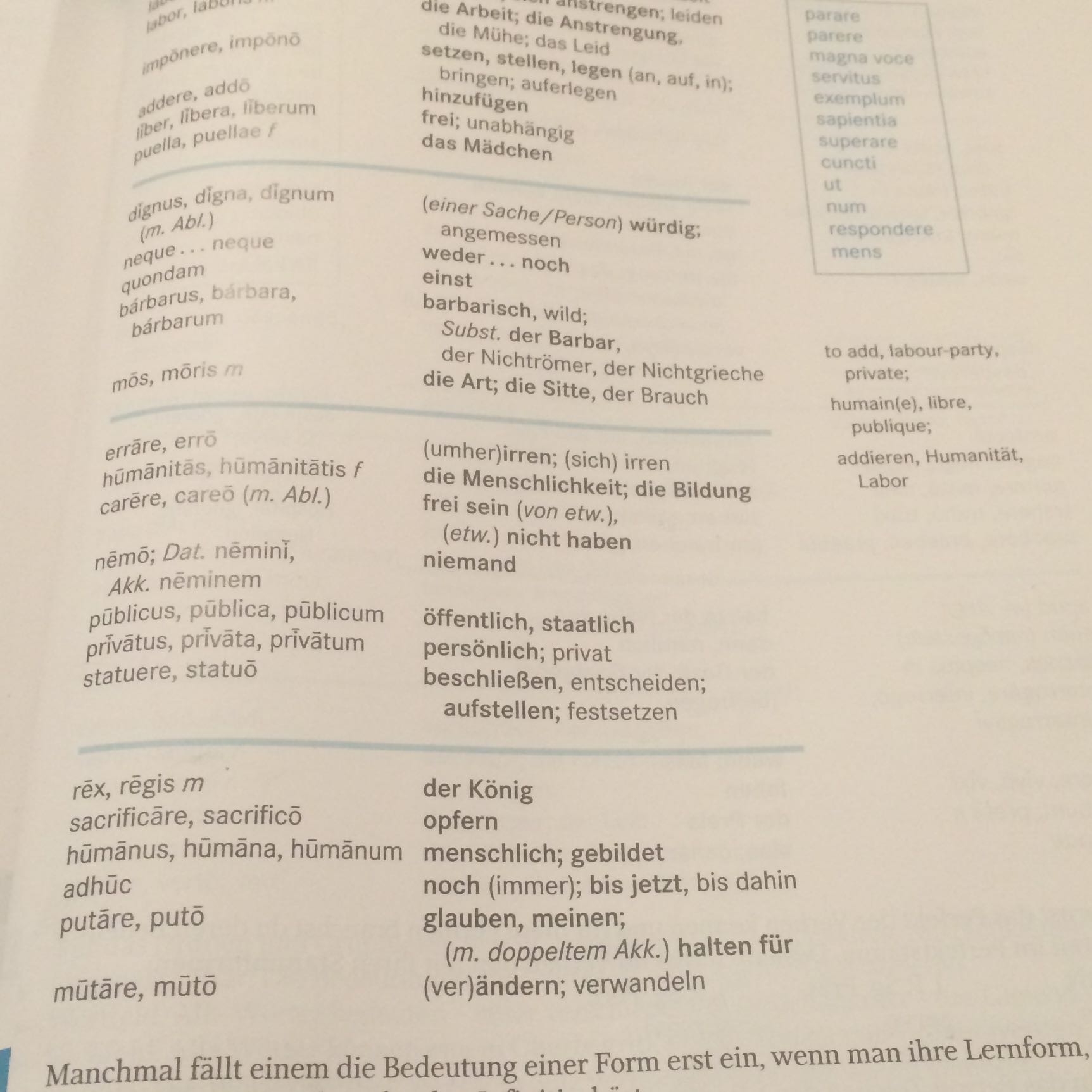 Wie kann man schnell 15 Vokabel in 1 Stunde lernen? (Schule, Latein