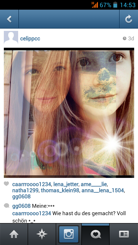 wie kann man so 2 bilder übereinander legen? (app) siehe Bild wie kann man so 2 bilder übereinander legen? (app) siehe Bild