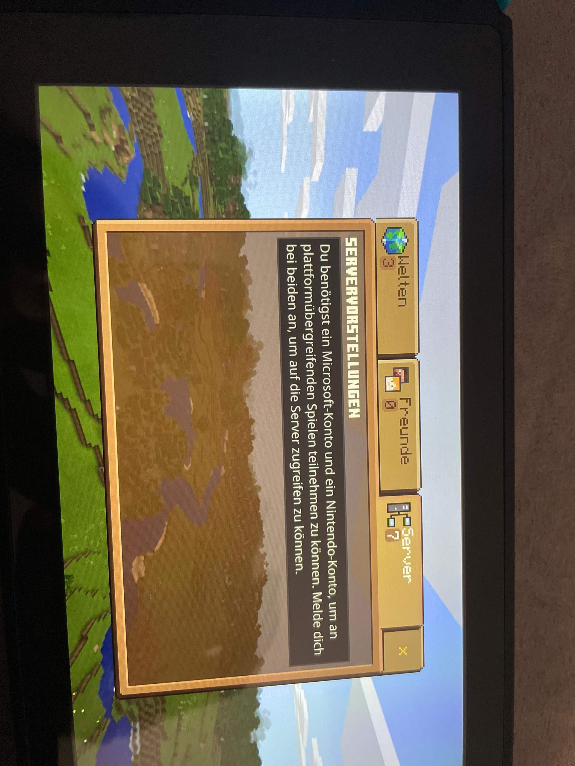 Wie kann mana auf Servern in Minecraft spielen (Nintendo switch