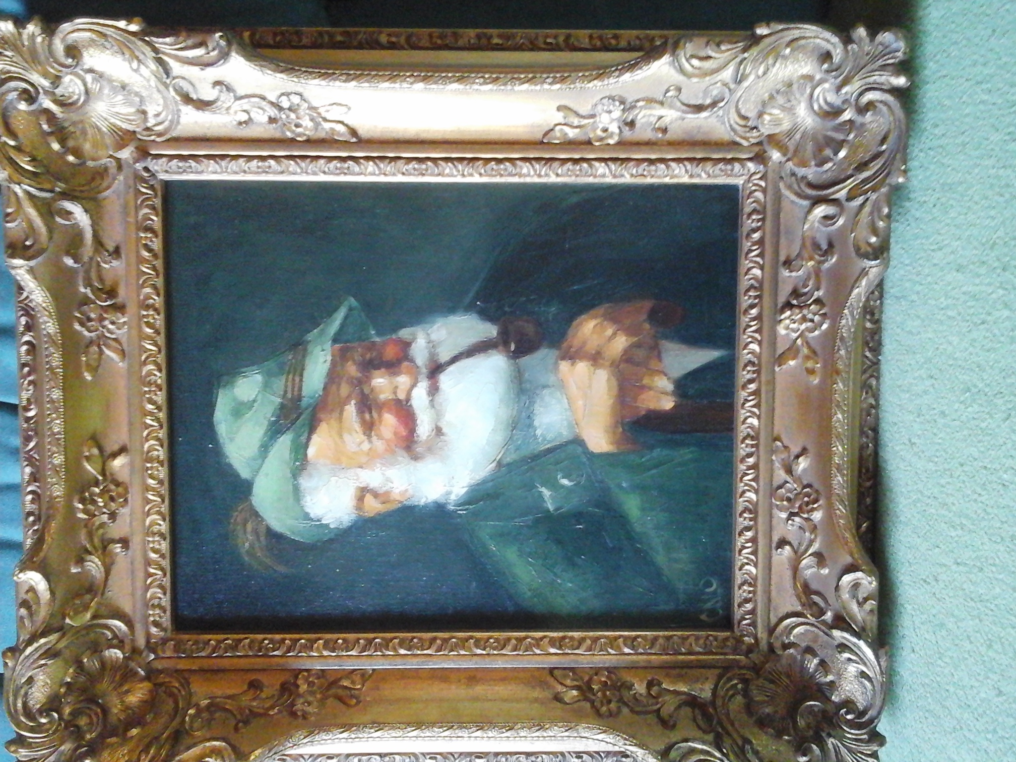 Wer kennt das Gemälde und wer ist der Maler mit der Signatur CALO