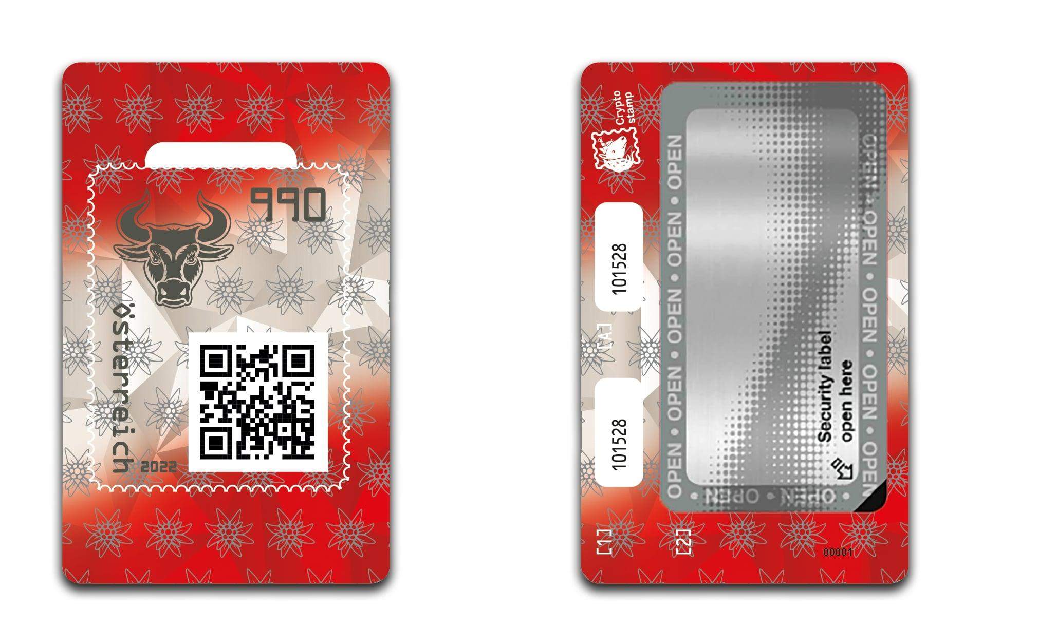 Wie klebt ihr eine Crypto Stamp auf? Kann man die auch komplett aufkleben,  wenn man die Digitale Version nicht benötigt? (Post, Versand, Österreich)