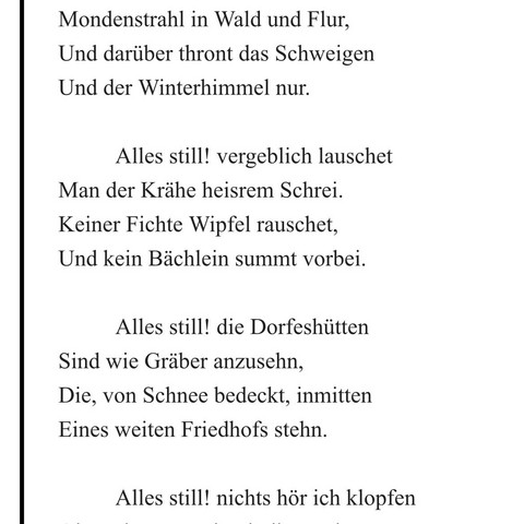 Wie Konnte Man Das Gedicht Fortsetzen Schule Geschichte Jahreszeiten