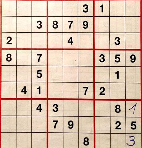 Wie komme ich bei diesem Sudoku weiter?