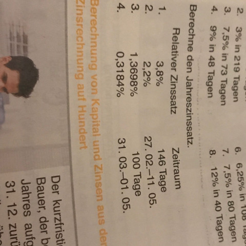 Hier das Bild von der Aufgabe - (Schule, Kredit, Zinsen)