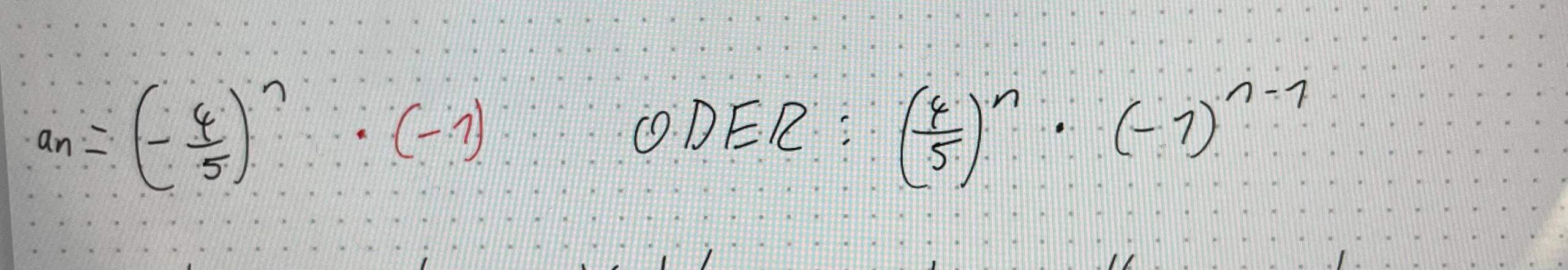 Wie kommt man auf dieses Bildungsgesetz? (Funktion, rechnen, Gleichungen)