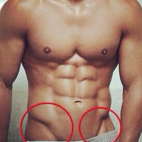In den roten Kreisen  - (Muskeln, Bodybuilding)