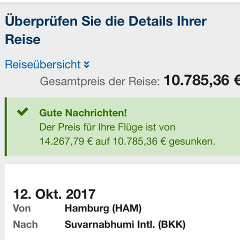 Hier der flug - (Preis, Flugzeug, Hamburg)