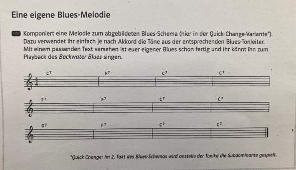 Wie komponiere ich meine eigene Blues-Melodie?