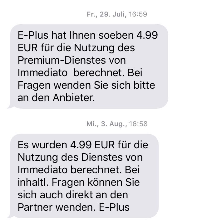 Wie Kündige ich ein Immediato Abo? (kündigen)