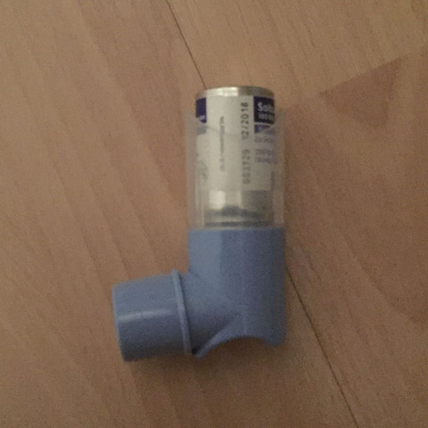 Das Notfall-Spray - (Gesundheit und Medizin, Asthma, Spray)