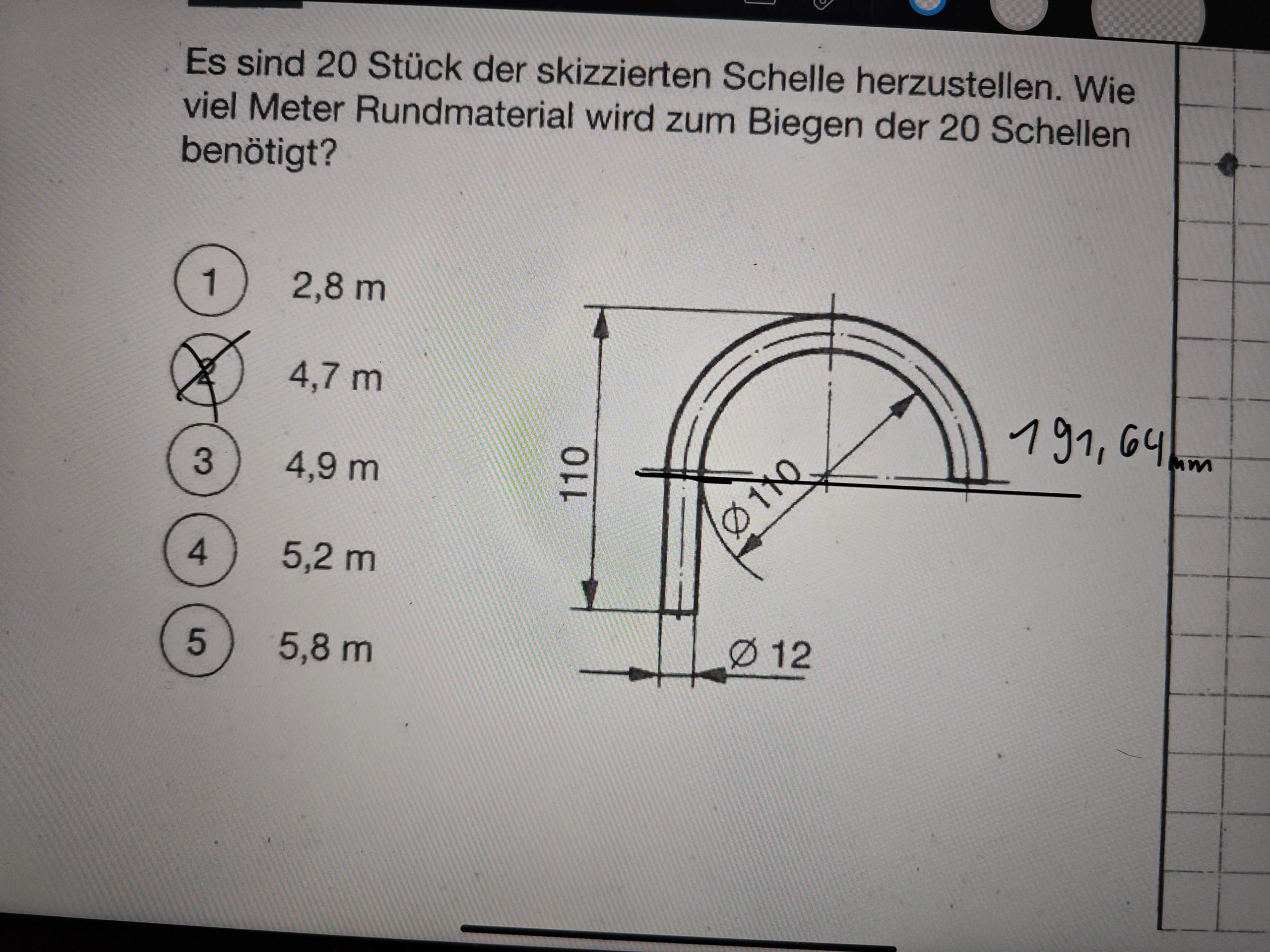 Wie lang ist die gestreckte Länge? (Formel, Kraft)