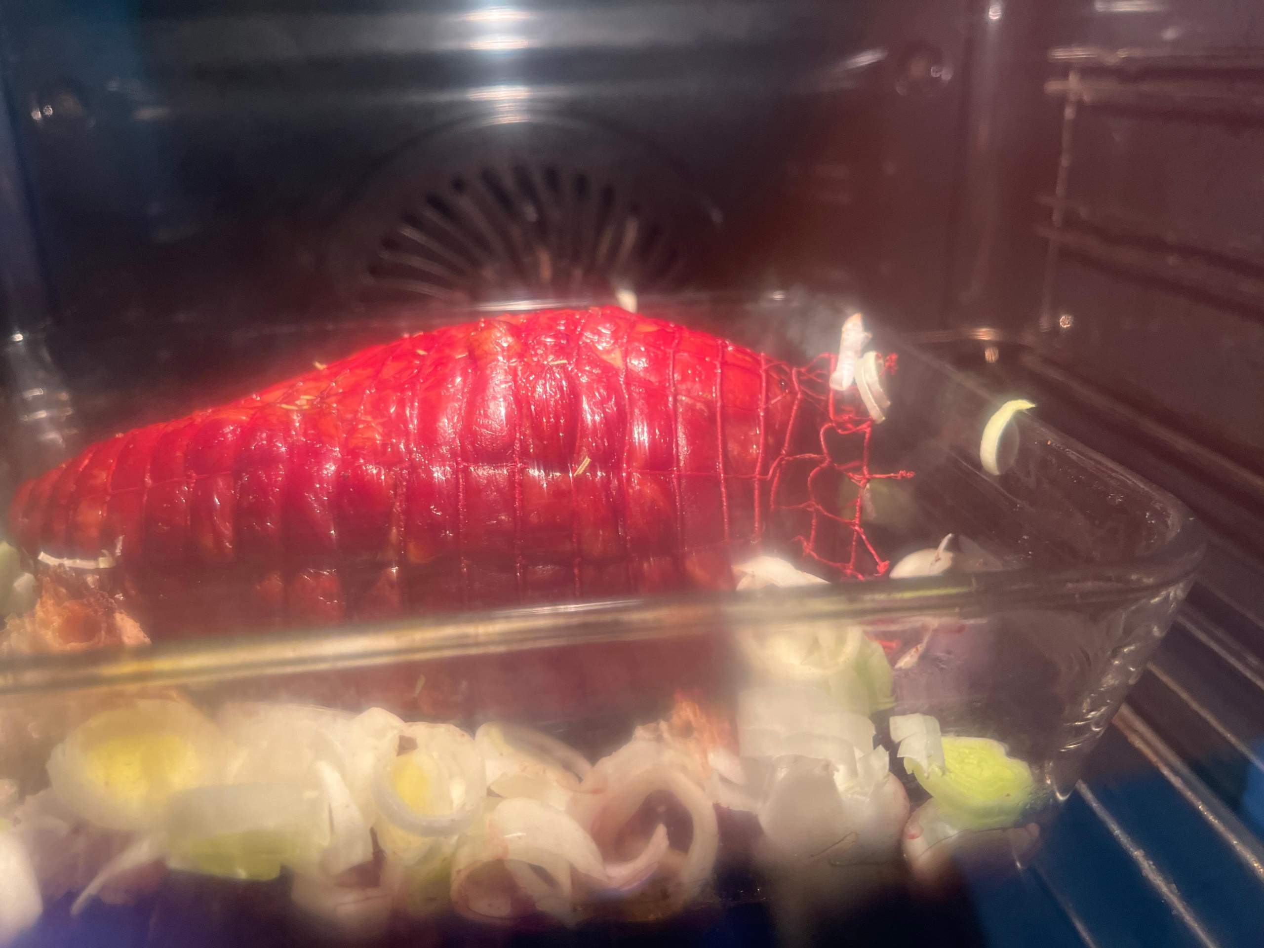 Wie lange muss der Rollbraten in den Backofen? (kochen, Küche, backen)