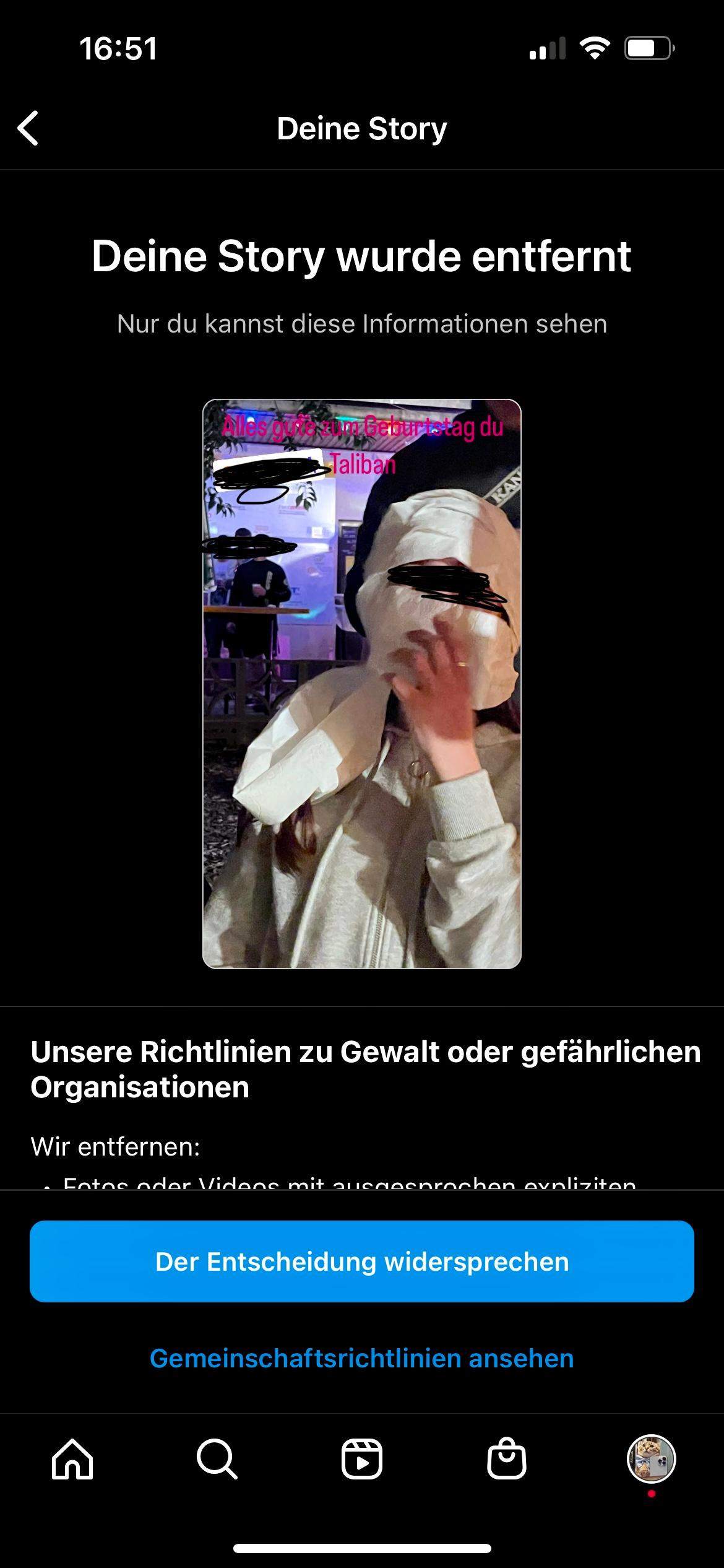 Wie lange hält die Einschränkung auf Instagram? (Account)