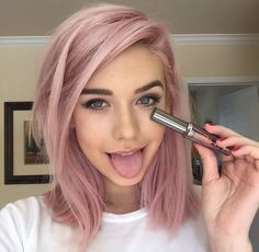 pastell farbe in den haaren