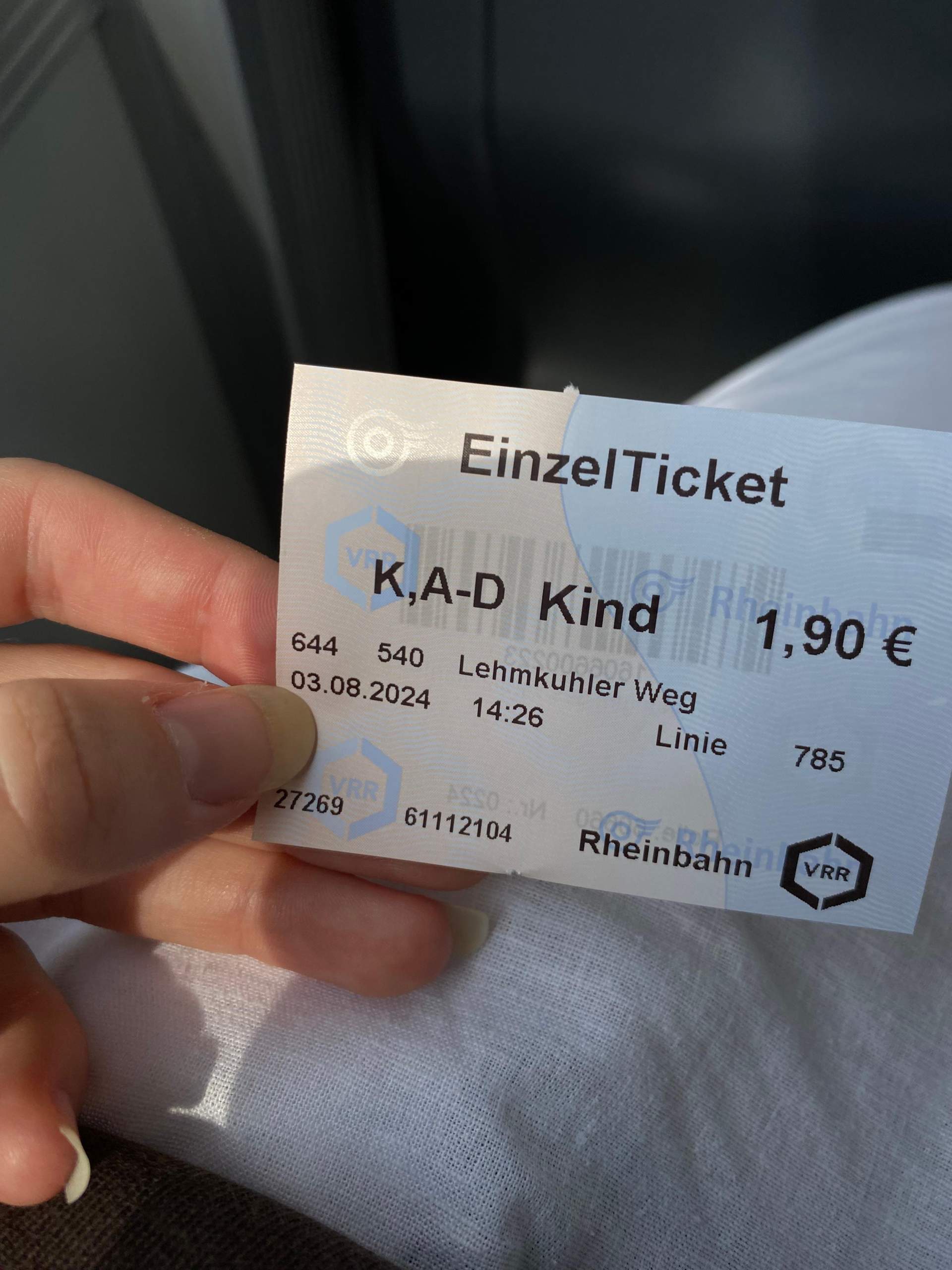 Wie lange kann ich fahren mit diesem Ticket? (Bahn, Bus, Fahrkarte)