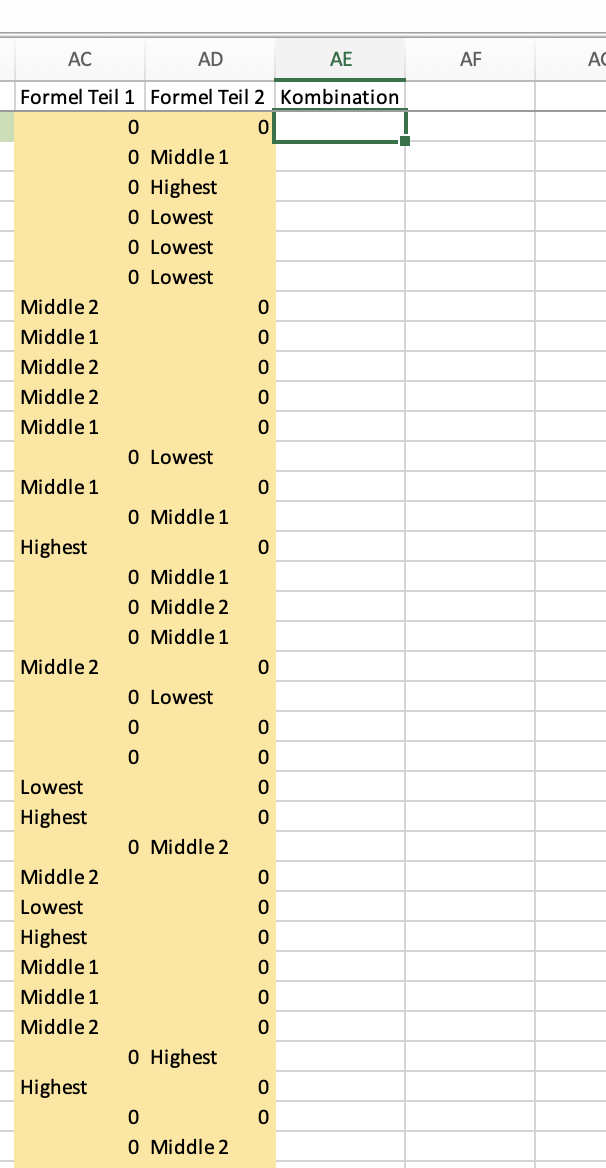 Wie Lassen Sich Bei Excel 2 Spalten Mit Unterschiedlichem Datentyp ...