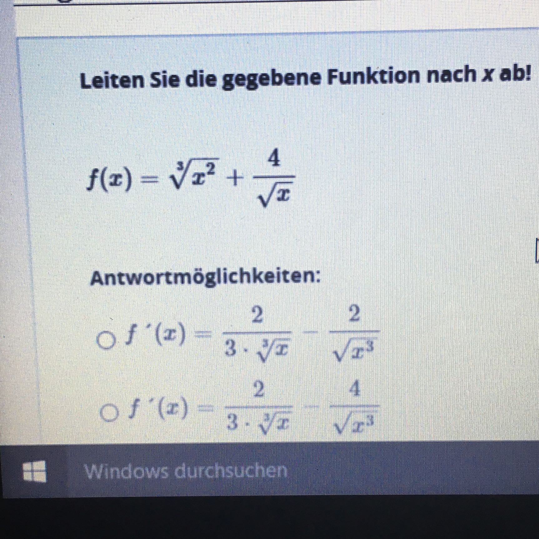 Wie leitet man Wurzeln ab? (Schule, Mathe, Mathematik)