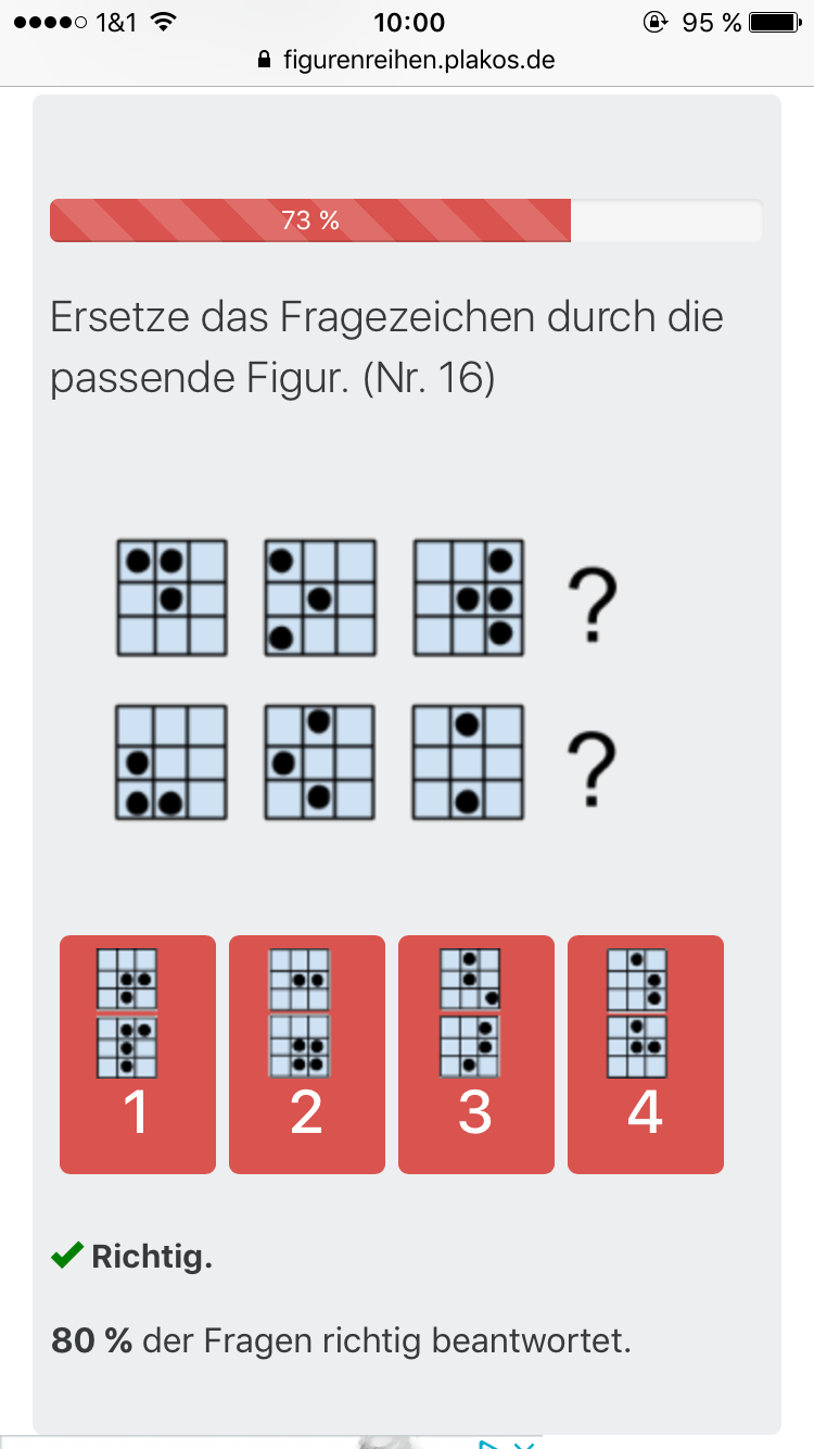 Wie löse ich das ? (Einstellungstest, Verwaltung)