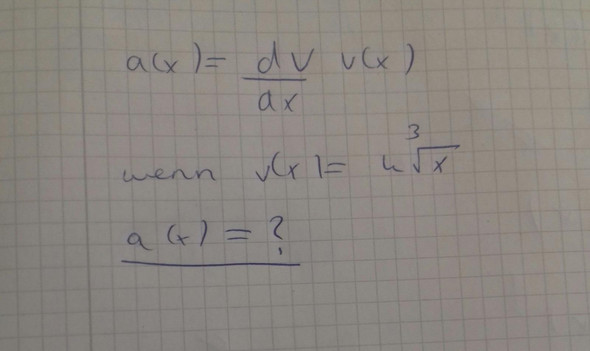 wie löse ich das, muss ich zuerst nach dv integrieren und dann nach dx ableiten?