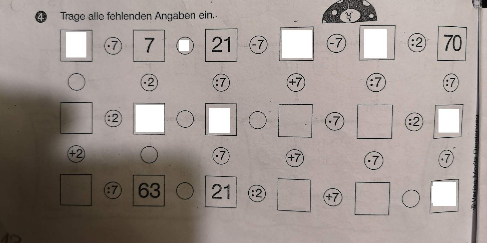 Wie löse ich diese Grundschul-Matheaufgabe? (Schule, Mathe, Mathematik)