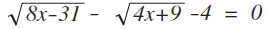 Wurzelgleichung - (Mathematik, Wurzelgleichung)