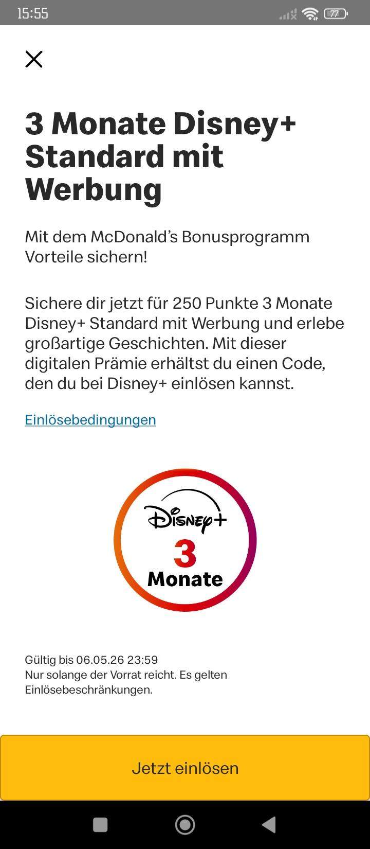 Wie löse ich mein Code von Mcs bei Disney+ ein? (Internet, Film, App)