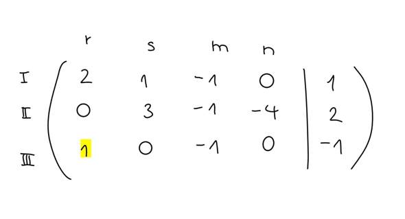 Wie löse ich schnell ein Gleichungssystem mithilfe einer Matrix auf?