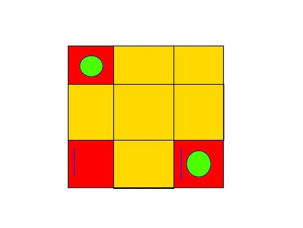 Zauberwürfel von oben - (Freizeit, Spiele, Lösung)