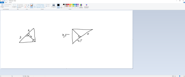 Wie löst man diese Mathe-Probleme (Dreiecke, Satz des Pythagoras)?