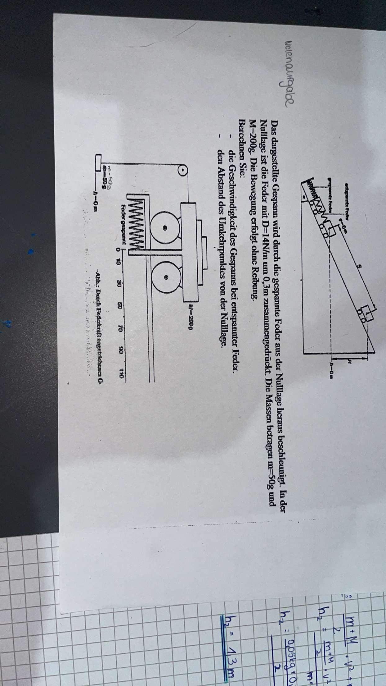 Wie löst man diese Physik Aufgabe? (Formel, Physiker)