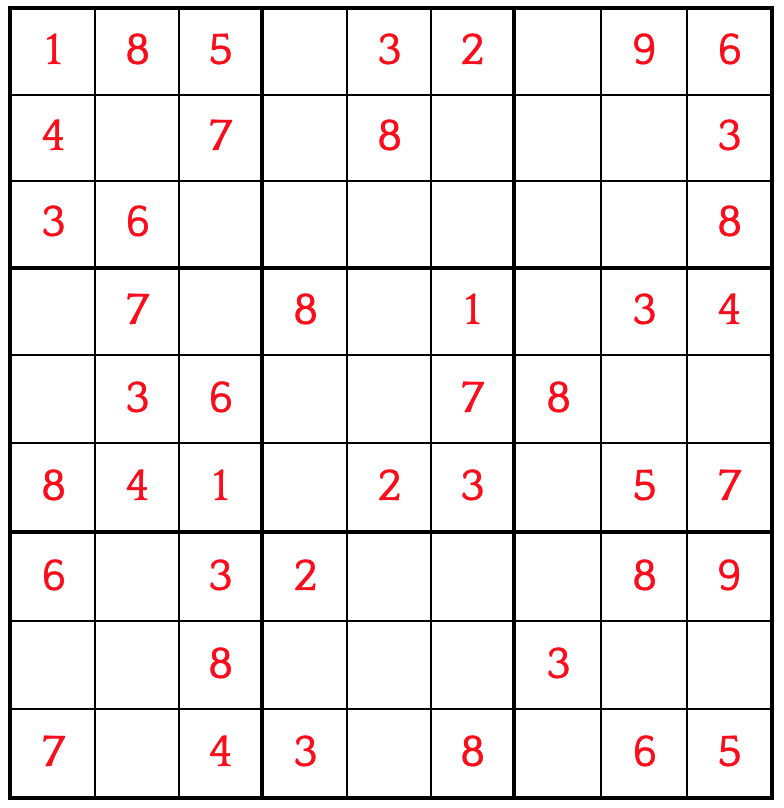 Wie löst man dieses Sudoku eindeutig ohne zu raten? (Computer, Technik
