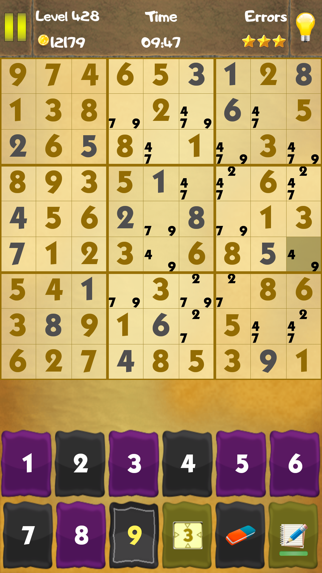 Wie löst man dieses Sudoku ohne zu raten? (Computer)
