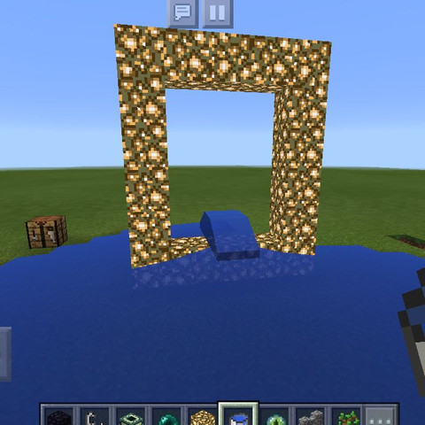 Wie Mache Ich Ein Aetherportal Auf Minecraft Poketedidtion Handy Iphone Minecraft Pe
