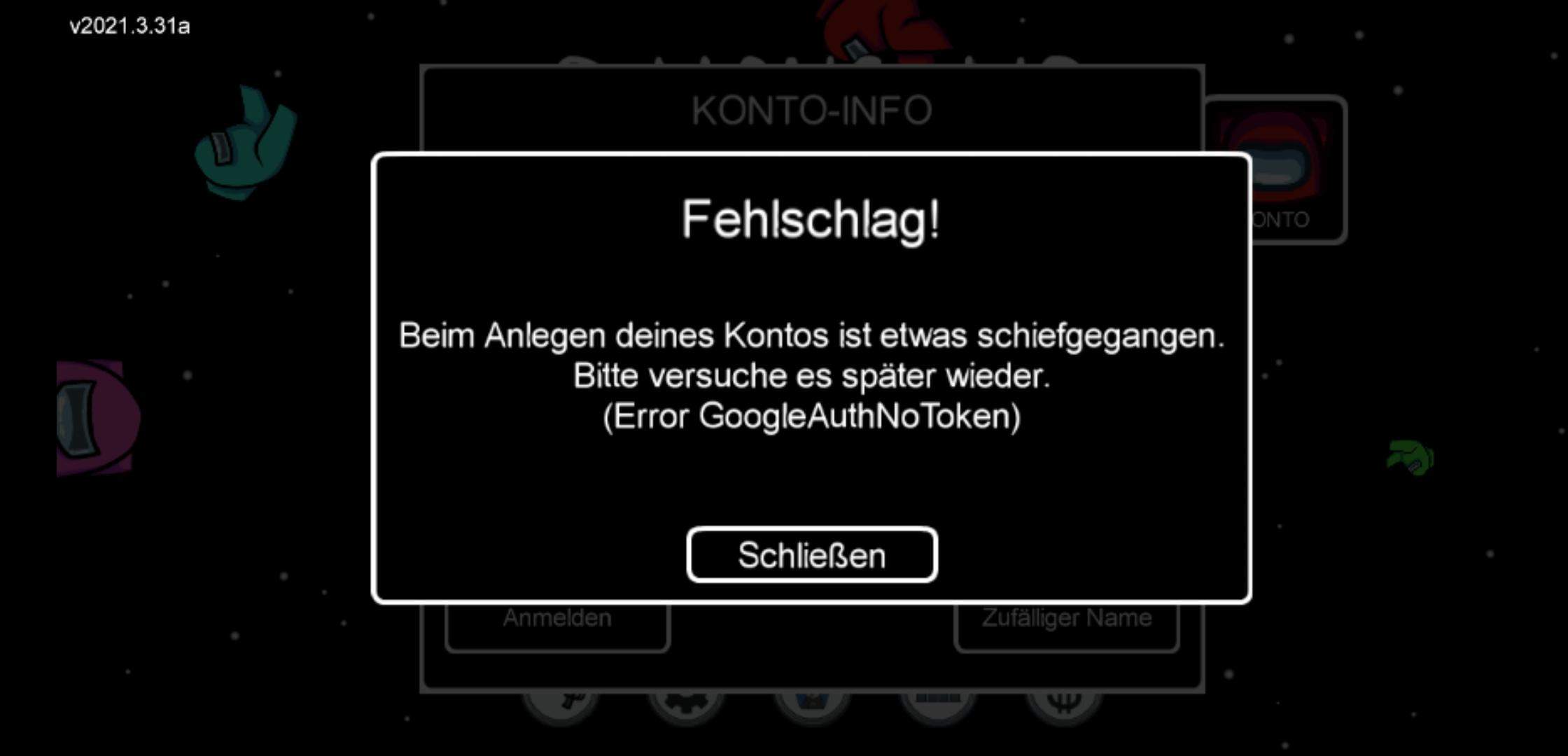Wie melde ich mich mit mein Google Play Spiele Account bei Among Us an? (Handy, Spiele und ...