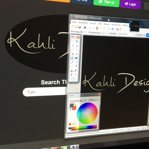 Wie Kann Ich Mit Paint Den Hintergrund Heller Machen Sodass Der