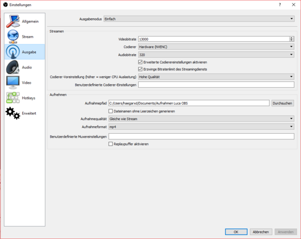 Obs spielaufnahme oder bildschirmaufnahme Obs spielaufnahme oder bildschirmaufnahme