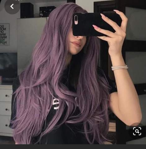 nennt man die haarfarbe lila dunkel
