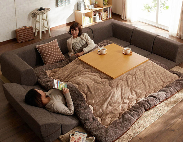 Kotatsu-Kuschelecke2 - (Wohnung, Japan, Sofa)