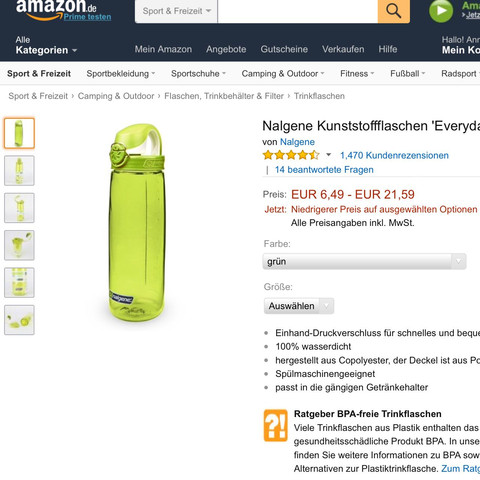 Nur die kann ich finden aber die mein ich nicht - (Flasche)