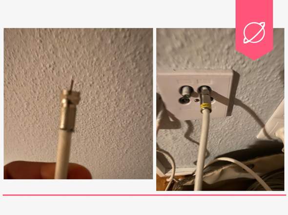 Wie nennt man dieses Unitymedia-Kabel? Das eine Ende(rechts) hat nur ein anderes Metall, ansonsten sehen die gleich aus.?