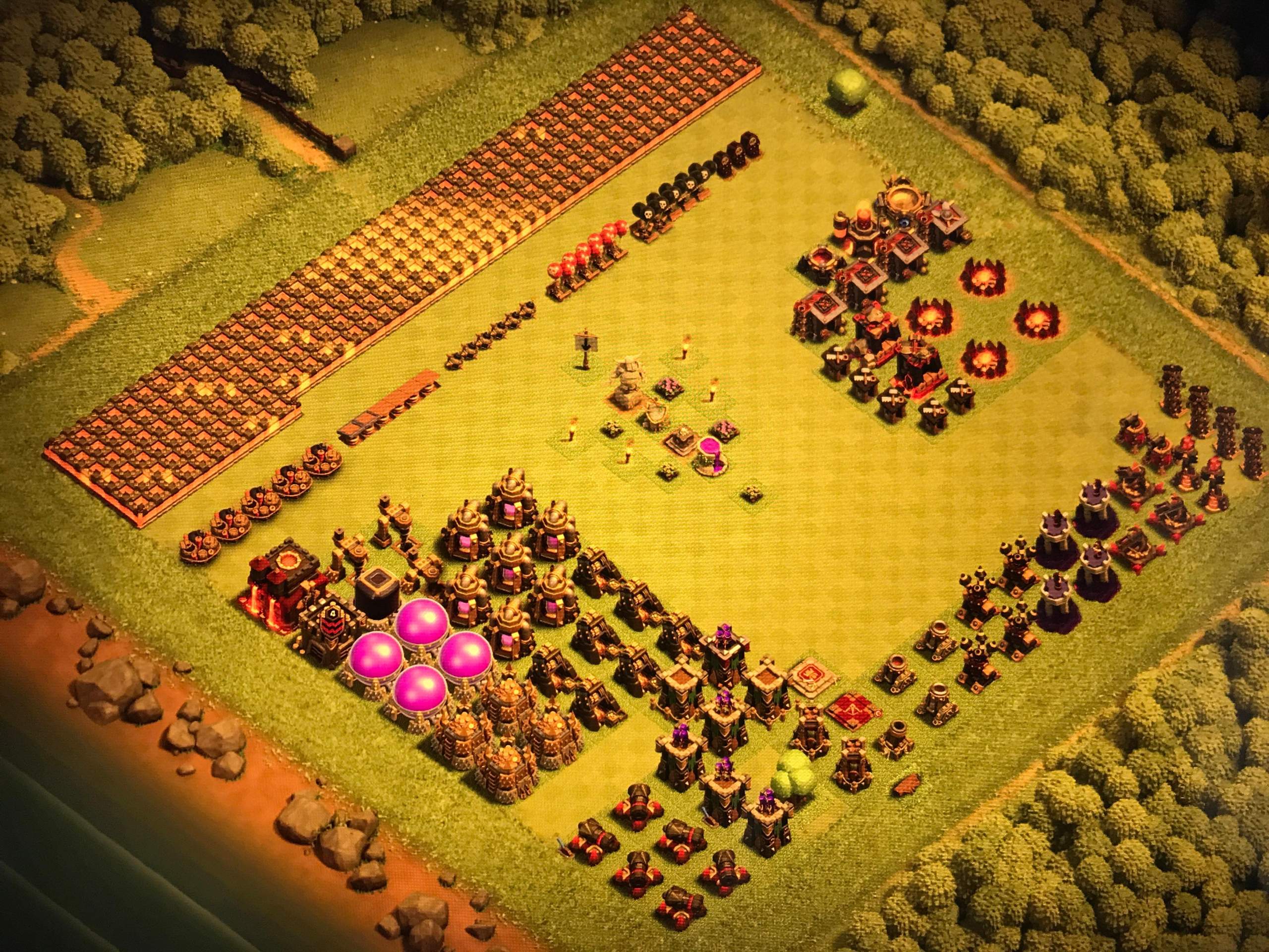 Wie nennt man in coc solche basen? (Computer, Clash of Clans, Base)