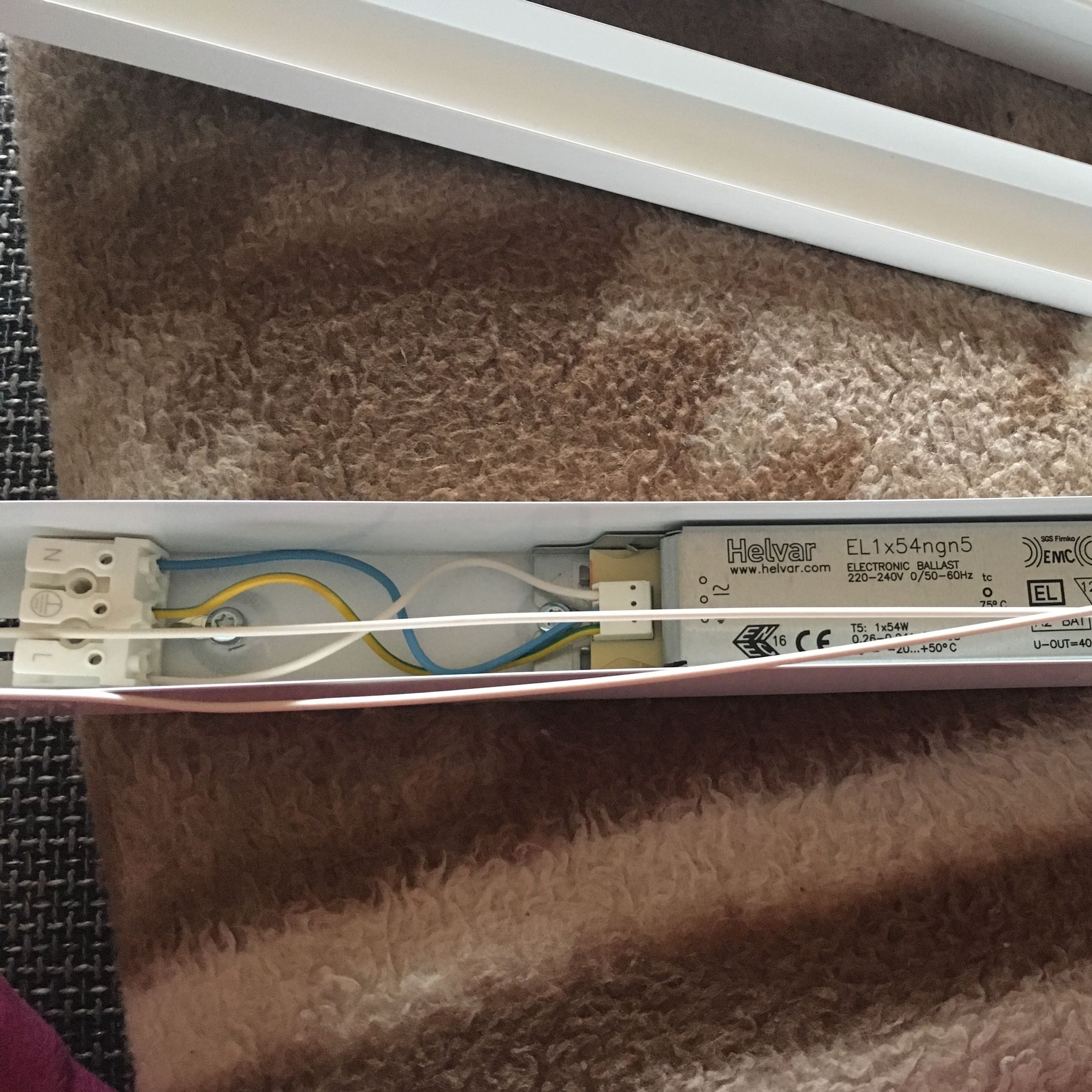 Wie Netzkabel Anschließen EVG Strom Kabel Lampe Wie Netzkabel Anschließen EVG Strom Kabel Lampe