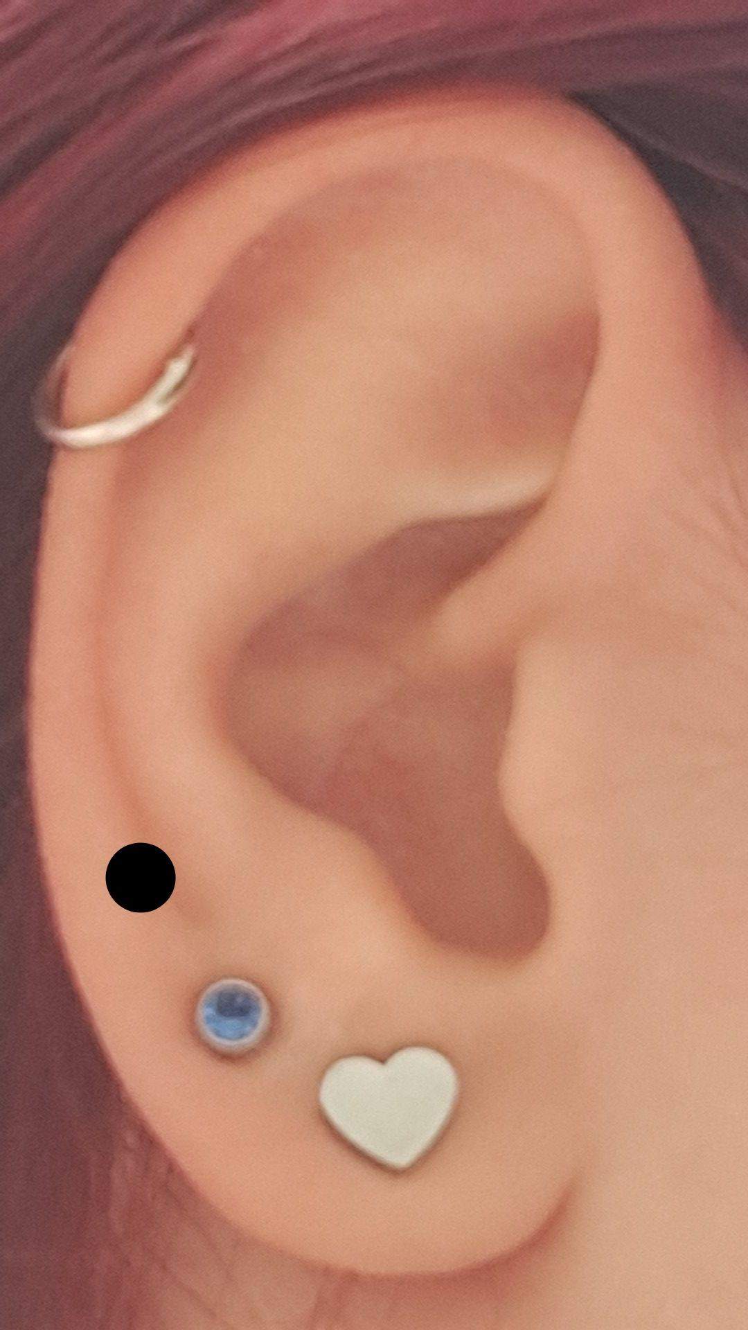 Ein Ohrring Sieht Aus Wie Mehrere Wie Ohrring platzieren? (Piercing, Ohr, Ohrringe)