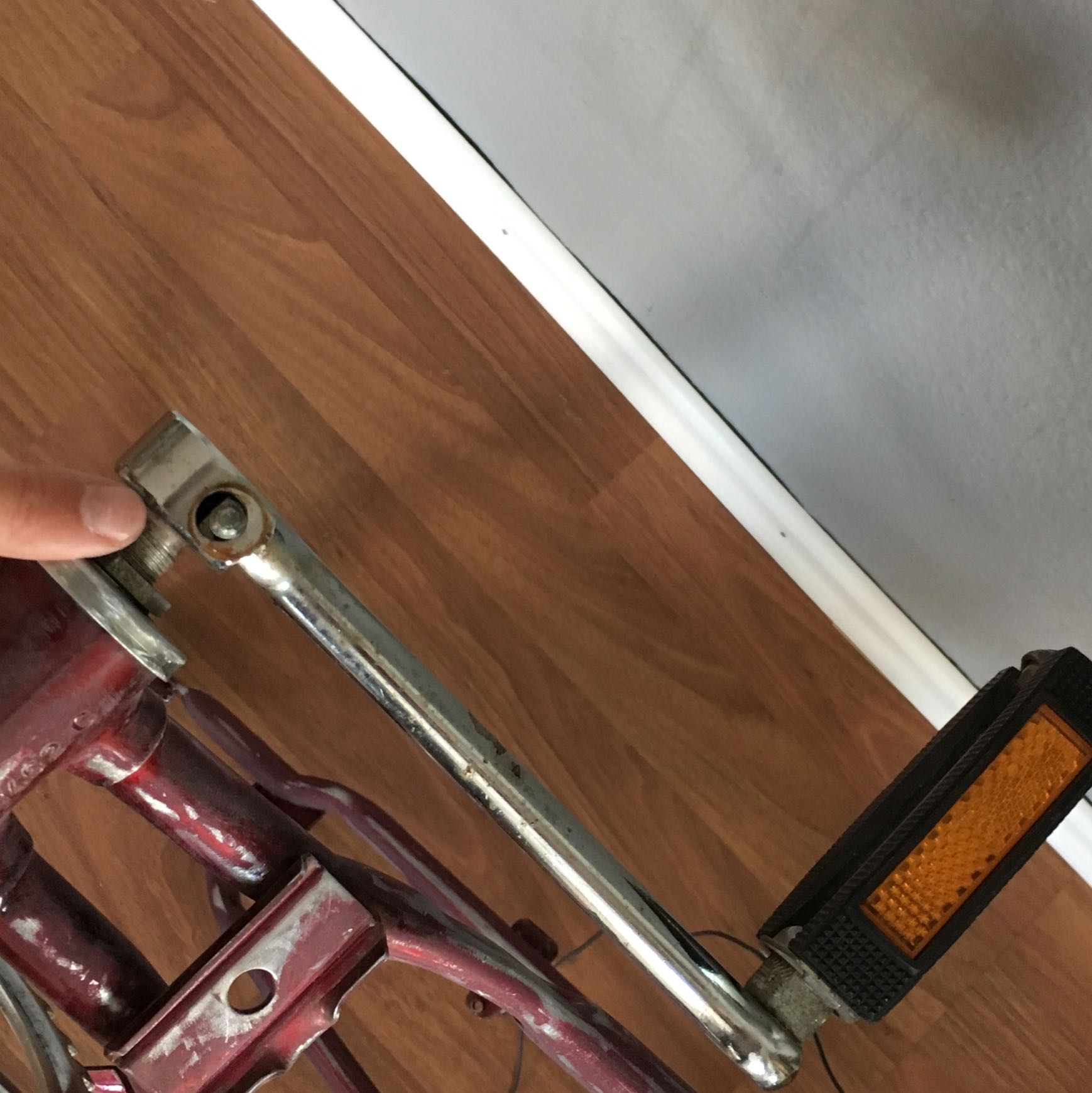 fahrrad kurbel keil löst sich nicht